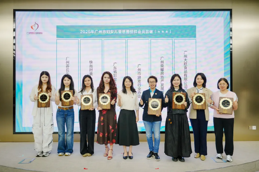 【喜报】协会荣获“2025年广州市妇女儿童慈善榜样”称号！
